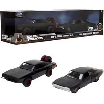 Halálos iramban: Dom Toretto Dodge Charger R/T 1970 & Dodge Charger Widebody 1968 fém kisautója 2 db-os csomag 1/32-es méretarány 13 cm- Jada Toys
