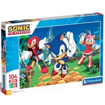 Sonic a sündisznó és barátai 104 db-os maxi supercolor puzzle – Clementoni