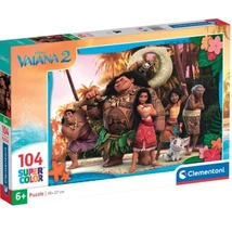 Disney Vaiana 2 104 db-os Supercolor puzzle – Clementoni