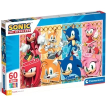 Sonic és barátai 60 db-os maxi supercolor puzzle – Clementoni