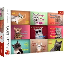 Mókás cicák 1500 db-os puzzle – Trefl