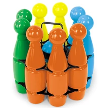 Bowling szett 9 db bábúval, 2 db golyóval 25 cm