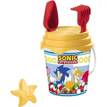 Sonic a sündisznó mintás homokozó szett kannával – Mondo Toys