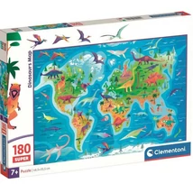 Dinoszauruszok térképe 180 db-os Super puzzle – Clementoni