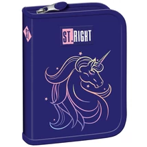 St.Right Unicorn Glow kihajtható tolltartó PC03 20,5x14x3,5cm