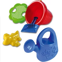 Homokozó szett hullámos vödörrel 5 részes – D-Toys