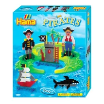 Hama: Kalózos vasalható gyöngy szett 3000 db-os Midi