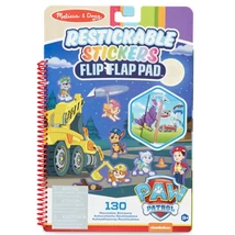Melissa & Doug: Mancs őrjárat Ultimate Rescue újrahasználható matricás füzet