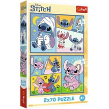 Stitch és barátai 2×70 db-os puzzle – Trefl