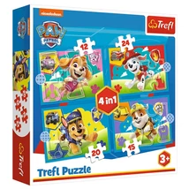 Mancs Őrjárat: Szaladgáló kutyusok 4 az 1-ben puzzle szett – Trefl