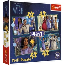 Disney Wish: Kívánság 4 az 1-ben puzzle – Trefl