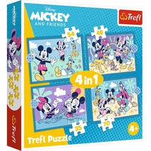 Mickey egér és barátai 4 az 1-ben puzzle 35–48–54–70 db-os – Trefl