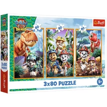 Mancs Őrjárat Dinoszauruszok szigete - 3 x 80db-os puzzle - Trefl