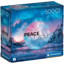 Peace Puzzle: Világoskék 500 db-os puzzle – Clementoni