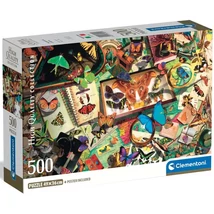 A lepkegyűjtő 500 db-os HQC kompakt puzzle – Clementoni