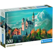 Neuschwanstein kastély, Németország HQC 500 darabos puzzle – Clementoni