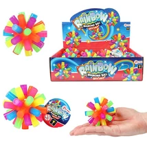 Fun Szivárványszínű világító pattogó labda 1 db