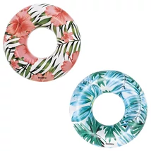 Bestway: Trópusi mintás úszógumi kétféle változatban 119 cm 1 db