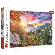 Kilátás a Neuschwanstein kastélyra 500 db-os puzzle – Trefl