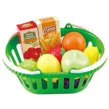Playgo: Gyümölcskészlet kosárban 13 db-os