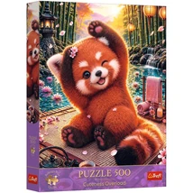 Bűbájos vörös panda 500db-os Prémium plus quality puzzle - Trefl
