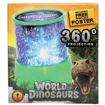 Glow N Fun projektoros lámpa dinós mintával