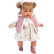 Llorens: Joelle 38 cm-es baba hanggal őzikés ruhában
