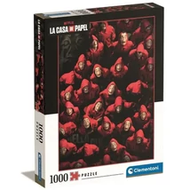 A nagy pénzrablás: Tolvajok vagy túszok? puzzle 1000 db-os – Clementoni