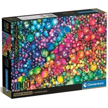 Üveggolyók ColorBoom Collection 1000 db-os puzzle poszterrel – Clementoni