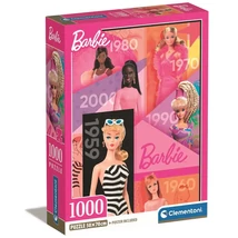 Barbie 65 év 1000 db-os Compact puzzle 50×70 cm – Clementoni