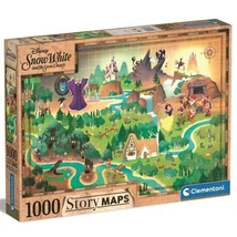 Hófehérke történet térképe 1000 db-os puzzle – Clementoni