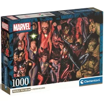 Marvel hősök 1000 db-os Compact puzzle 70×50 cm – Clementoni
