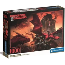 Dungeons & Dragons 1000 db-os puzzle poszterrel – Clementoni