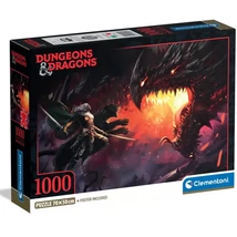 Dungeons & Dragons – Sárkányharc 1000 db-os puzzle poszterrel – Clementoni