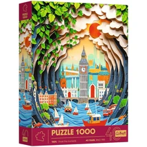 London 3D hatású 40 éves jubileumi kiadás 1000db-os puzzle - Trefl