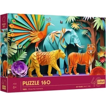40 Éves Jubileum – Paper Art: Dzsungel 160 db-os puzzle – Trefl