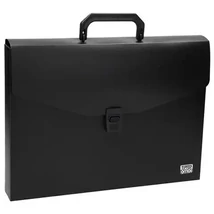 Spirit: Fekete, csatos irattartó mappa A4 fogantyúval