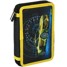 Spirit: Sport Car sárga sportautó mintás 2 szintes töltött tolltartó