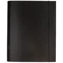 Spirit: Fekete gumis karton mappa a4-es 30 mm-es vastagsággal