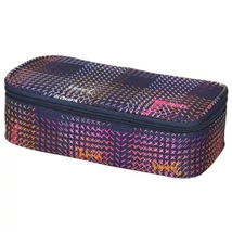 Spirit: Lila alapszínű mintázott tolltartó 23×10 cm