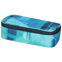 Spirit: Világoskék színű mintázott ovális tolltartó 23×10 cm