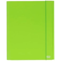 Spirit: Neon zöld gumis karton mappa a4-es 30 mm-es vastagsággal