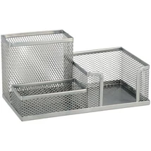 Spirit: Asztali három részes írószertartó fémhálós ezüst