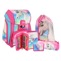 Spirit: Magical Horse 5 db-os iskolatáska szett kiegészítőkkel LED fénnyel