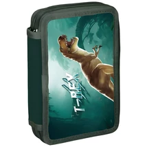 Spirit: T-rex kétszintes töltött tolltartó 28 db-os 13×6x19,5 cm