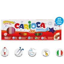 Carioca Joy lemosható 50 db-os filctoll készlet félméteres csomagolásban