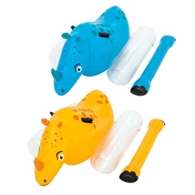 Bestway: Kids Rhino Orrszarvús medencejáték 2 db gyerekeknek 148×89×61 cm