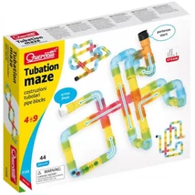 Quercetti: Csőlabirintus építőjáték szett 44 db-os