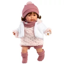 Llorens: Carla 42 cm-es síró baba cumival csillagos ruhában