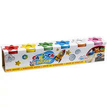 Doughy modellező gyurma szett tégelyben 6×110g – Carioca